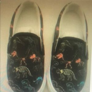 Dinosaur Fossil Slip-On Sneakers
